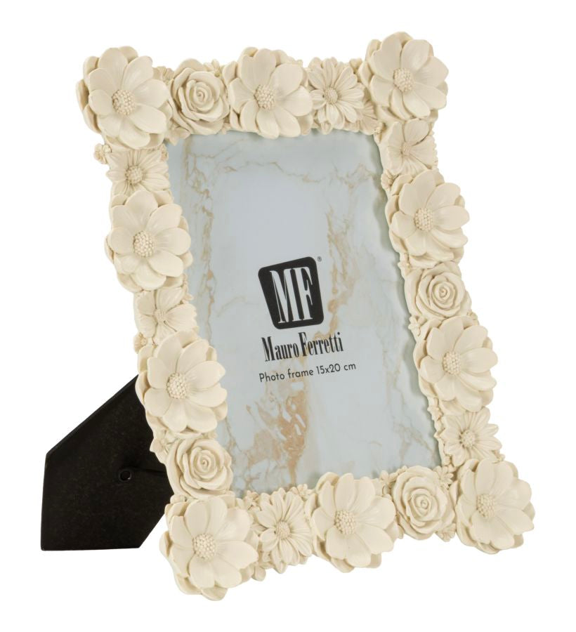Cornice Con Fiori In Rilievo Cm 23