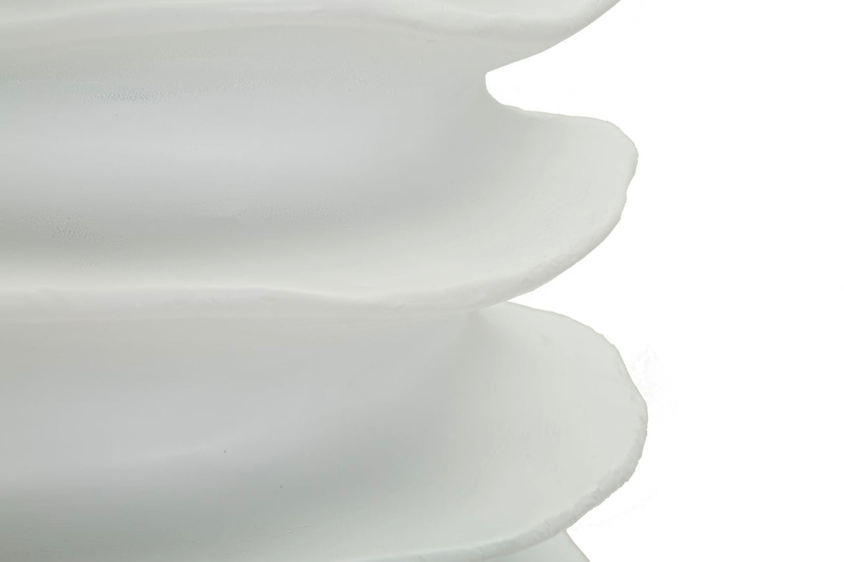 Vaso Moderno Con Motivo A Fasce Ondulate Ø 29X49cm - Ferretti