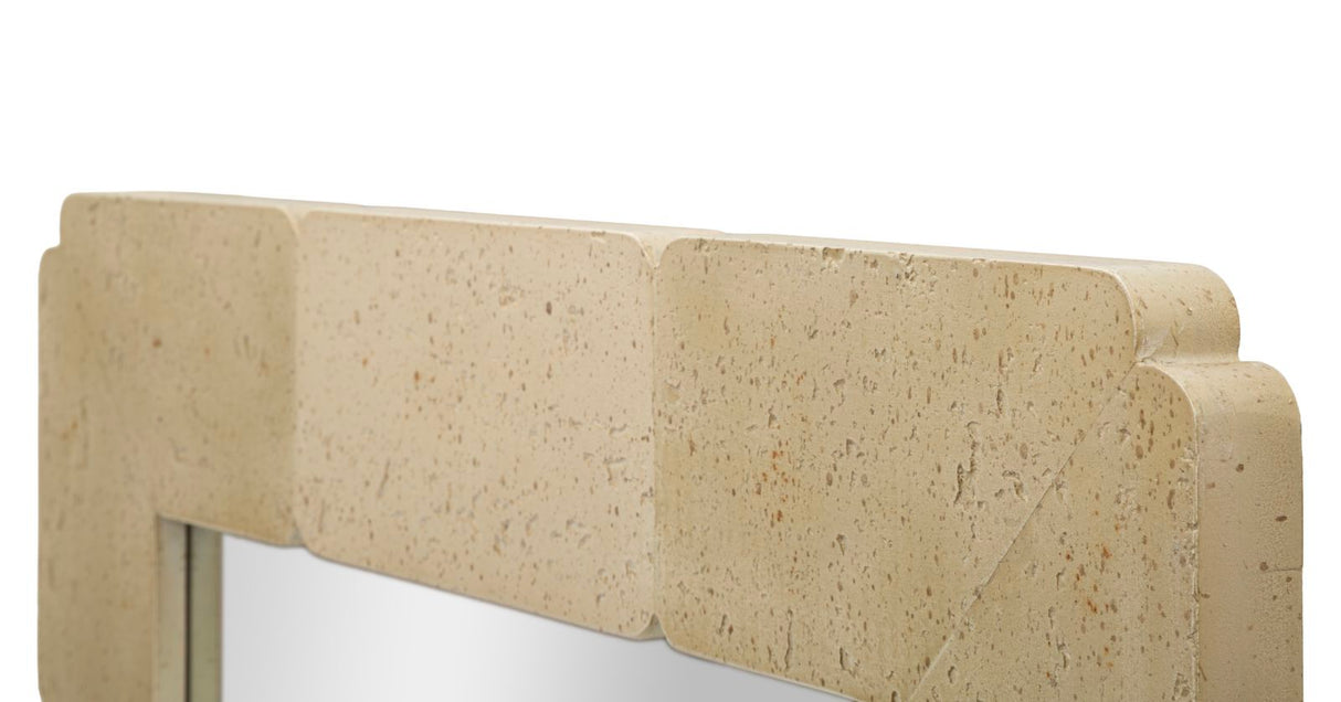 Specchio Da Parete Rettangolare Stile Naturale - Ferretti