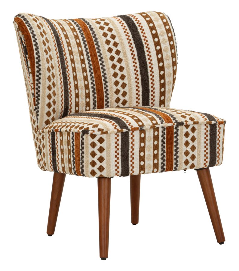 Poltrona Etnica Multicolor Cm 65X68X80