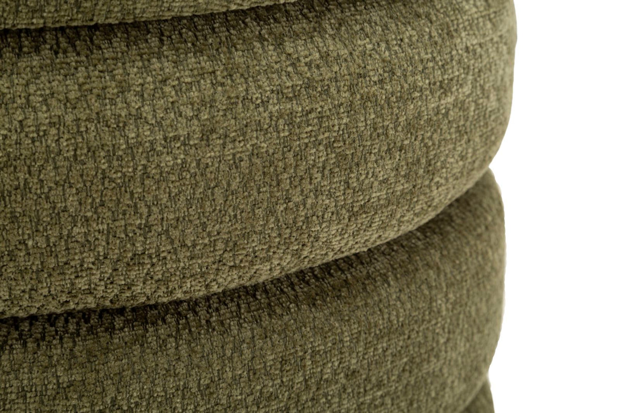 Set 2 Pouf Stile Nordico Cm Ø 44X47-35X39