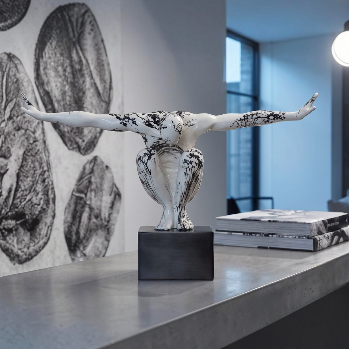 Scultura Ginnasta Stile Orientale - Ferretti