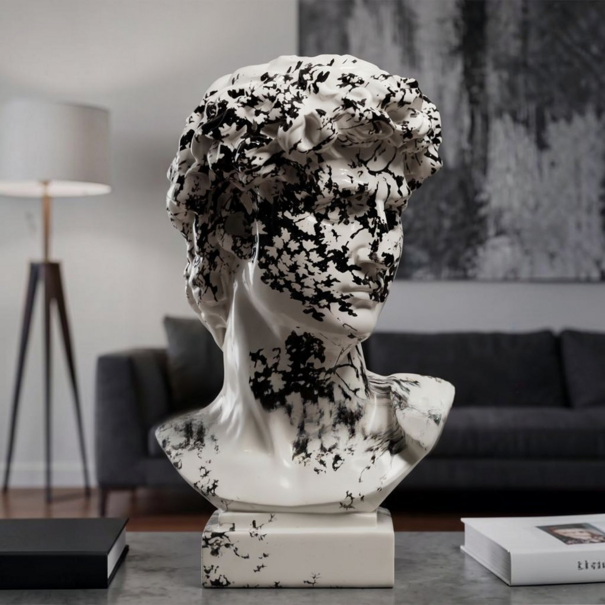 Scultura A Foma Di Testa Stile Orientale - Ferretti