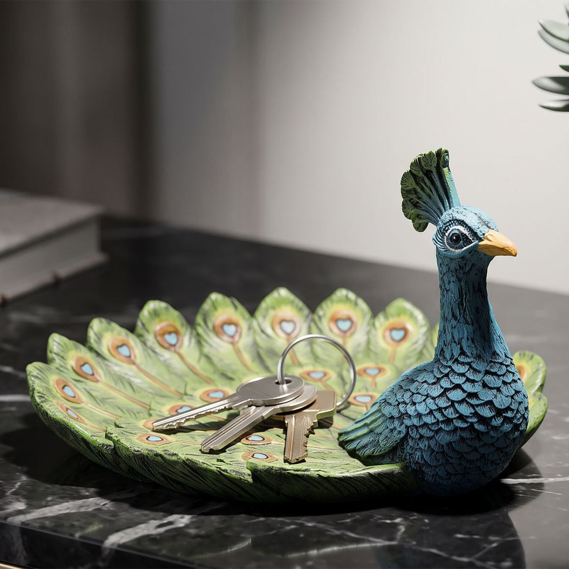 Svuotatasche Decorativo Eclettico A Forma Di Pavone - Ferretti