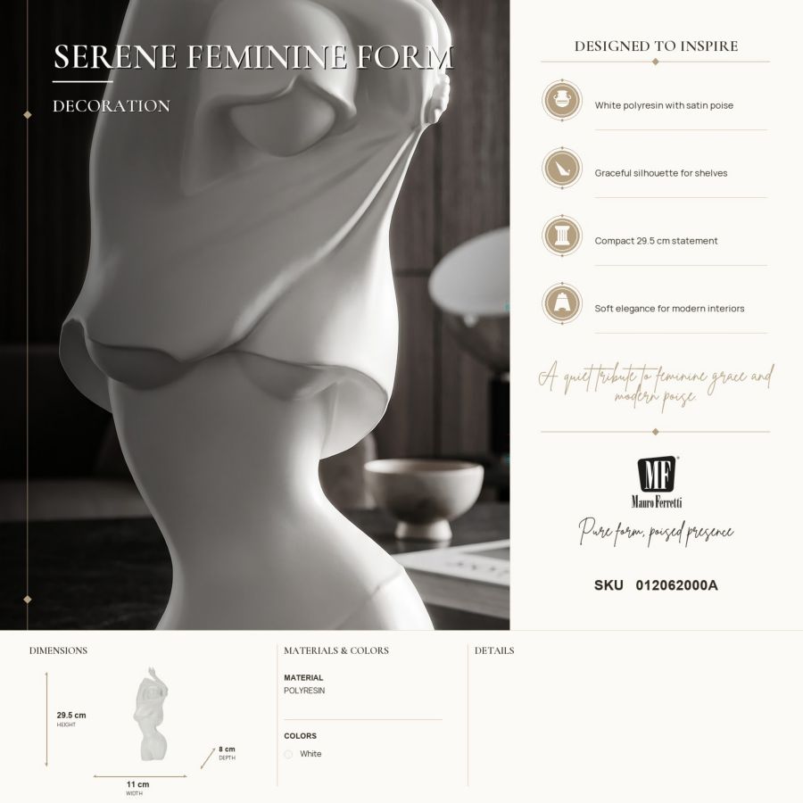 Scultura Figura Femminile Minimal - Ferretti