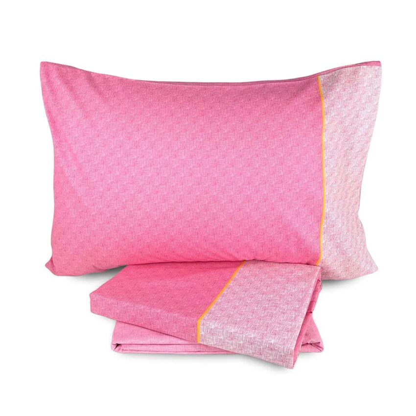 Lenzuolo Ruby Matrimoniale fuxia by Bassetti