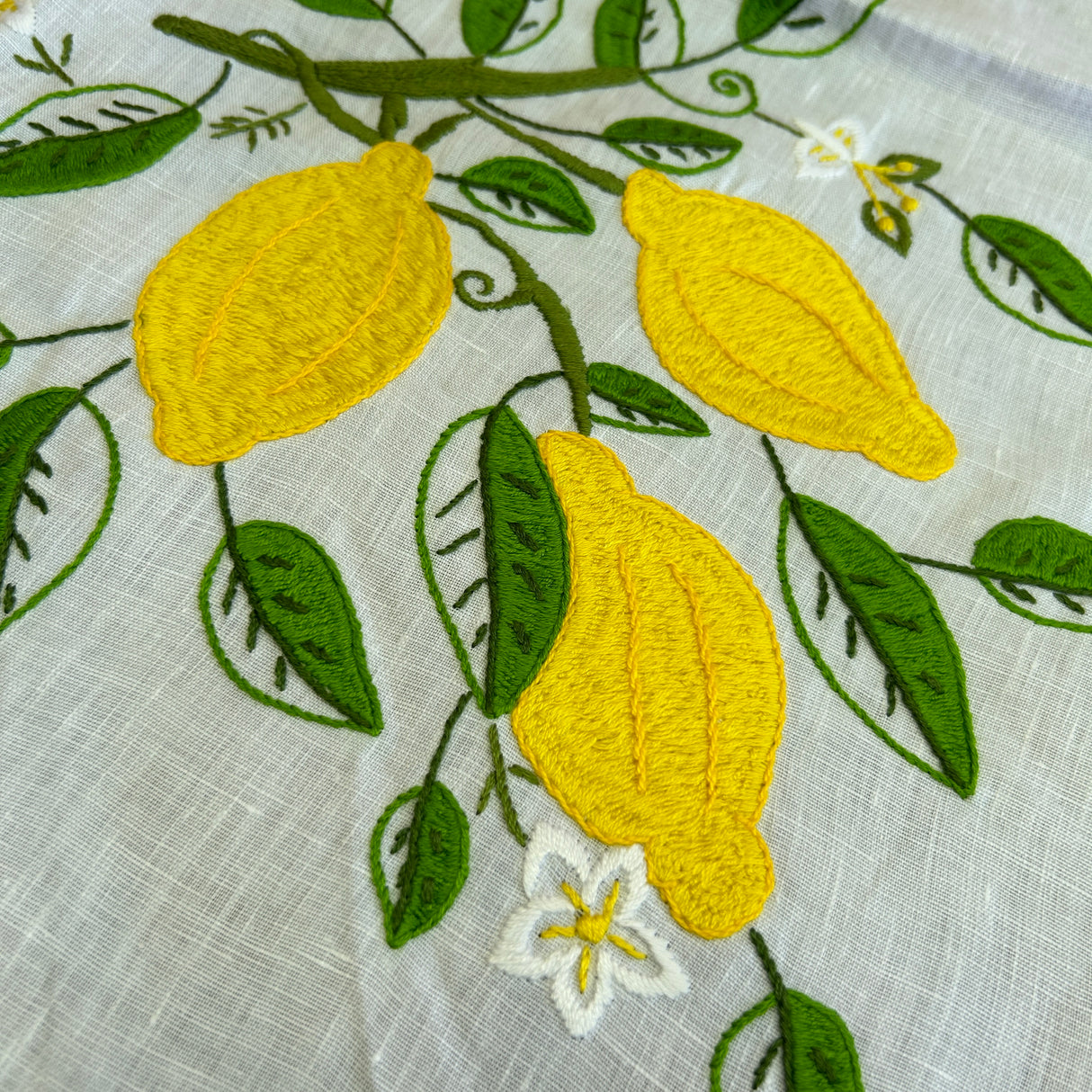 Strofinaccio in puro lino LIMONI (166) By Mondo Biancheria