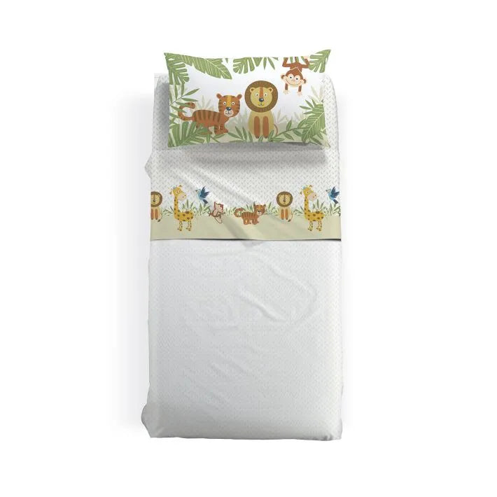 Completo lenzuola TROPICAL Caleffi - 100% cotone