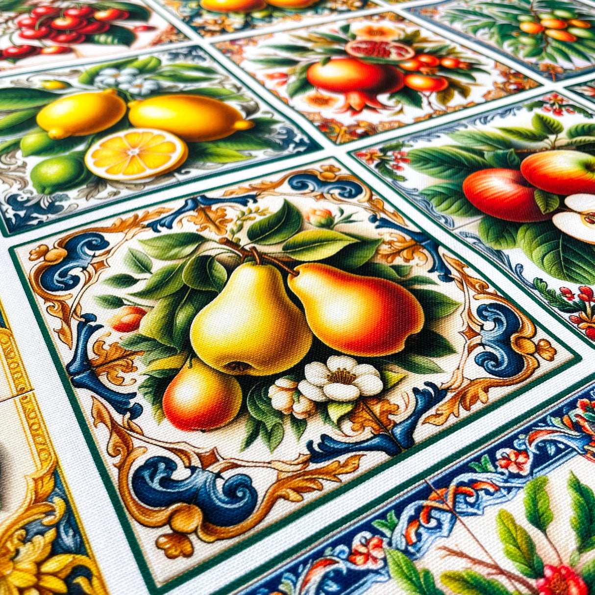 Tovaglia MAIOLICHE E FRUTTA By Magilu