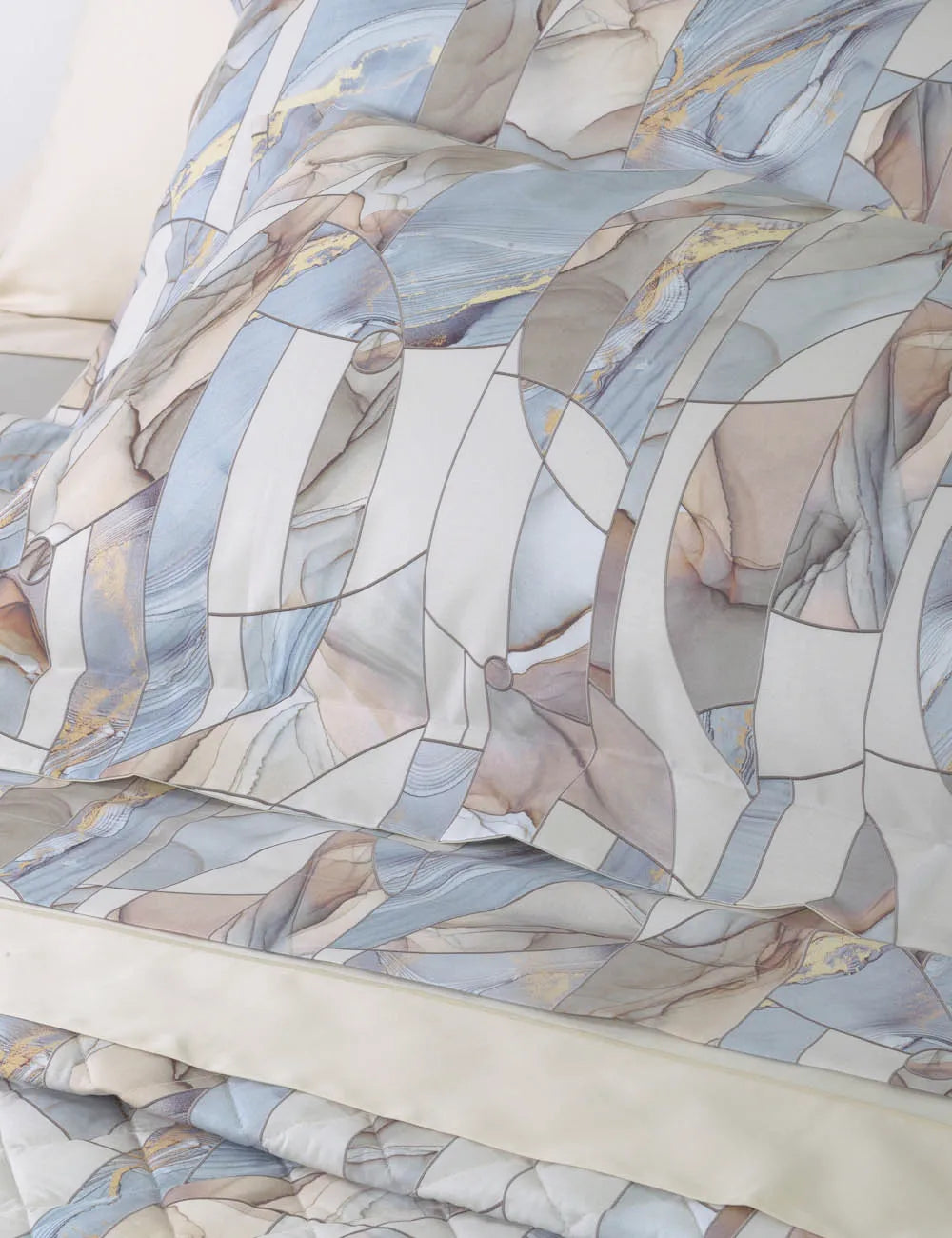 Completo letto 1931 VENTIQUATTRO matrimoniale by Tessitura Randi