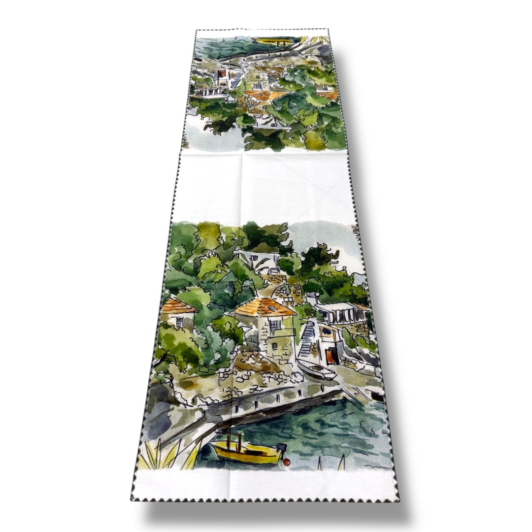 Copritavola x6/12 Runner Cuscino POSITANO D.4 by Vingi