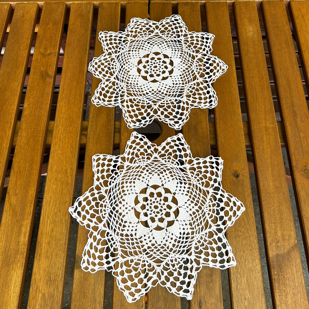 Coppia Centrini TANIA (351) by Mondo Biancheria