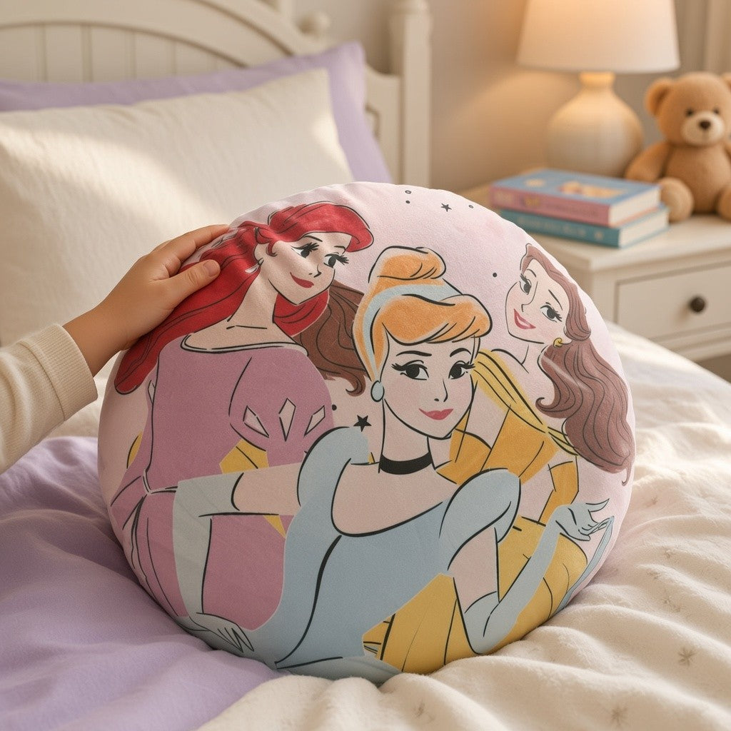 Cuscino Arredo Sagomato Principesse - Disney Home