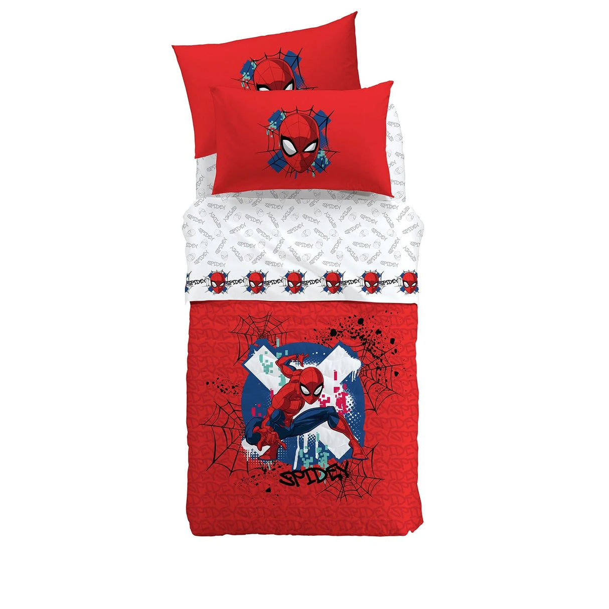 Lenzuola singola SPIDER-MAN RED - Caleffi
