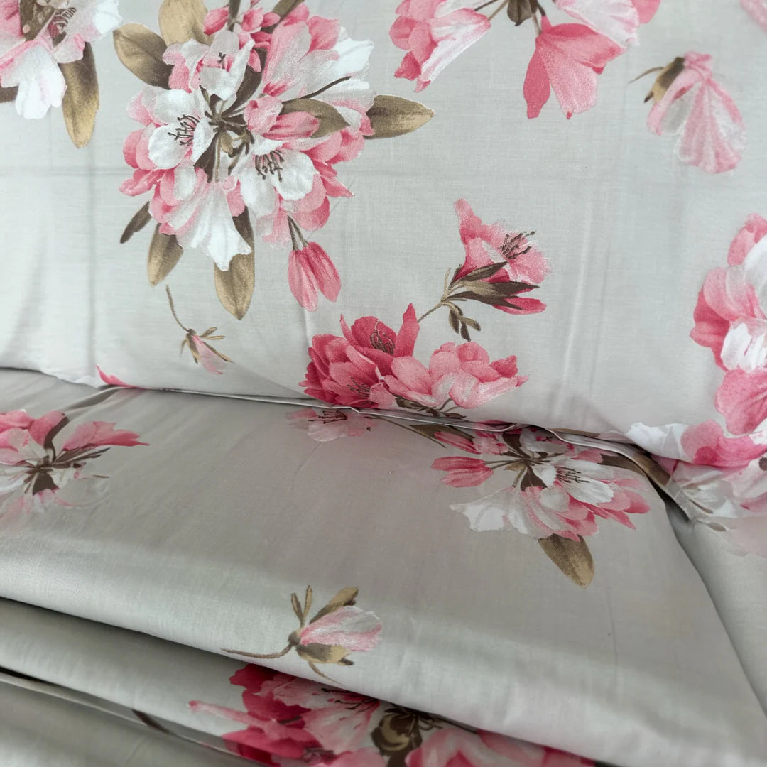 Completo Lenzuola RODODENDRI By Mirabello Carrara