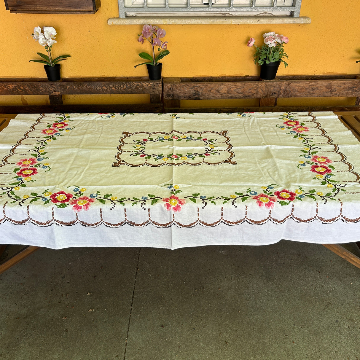 Tovaglia x4 ( 150x112 cm) Maddalena (589) by Mondo Biancheria