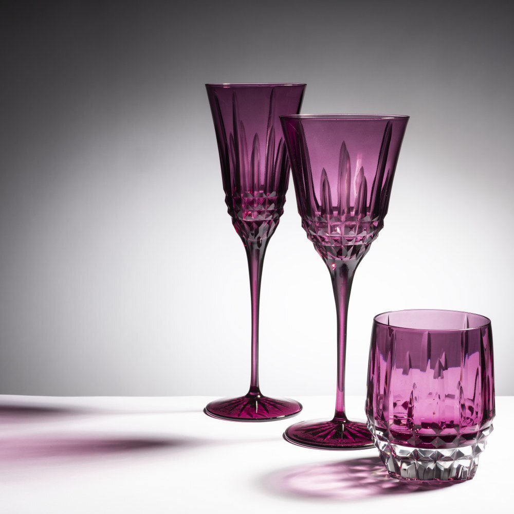 Set 2 Tumbler + Calici + Flute GEM AMETISTA - Weissestal