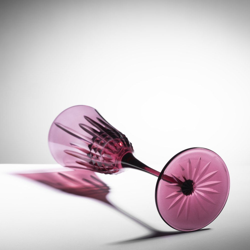 Set 2 Tumbler + Calici + Flute GEM AMETISTA - Weissestal