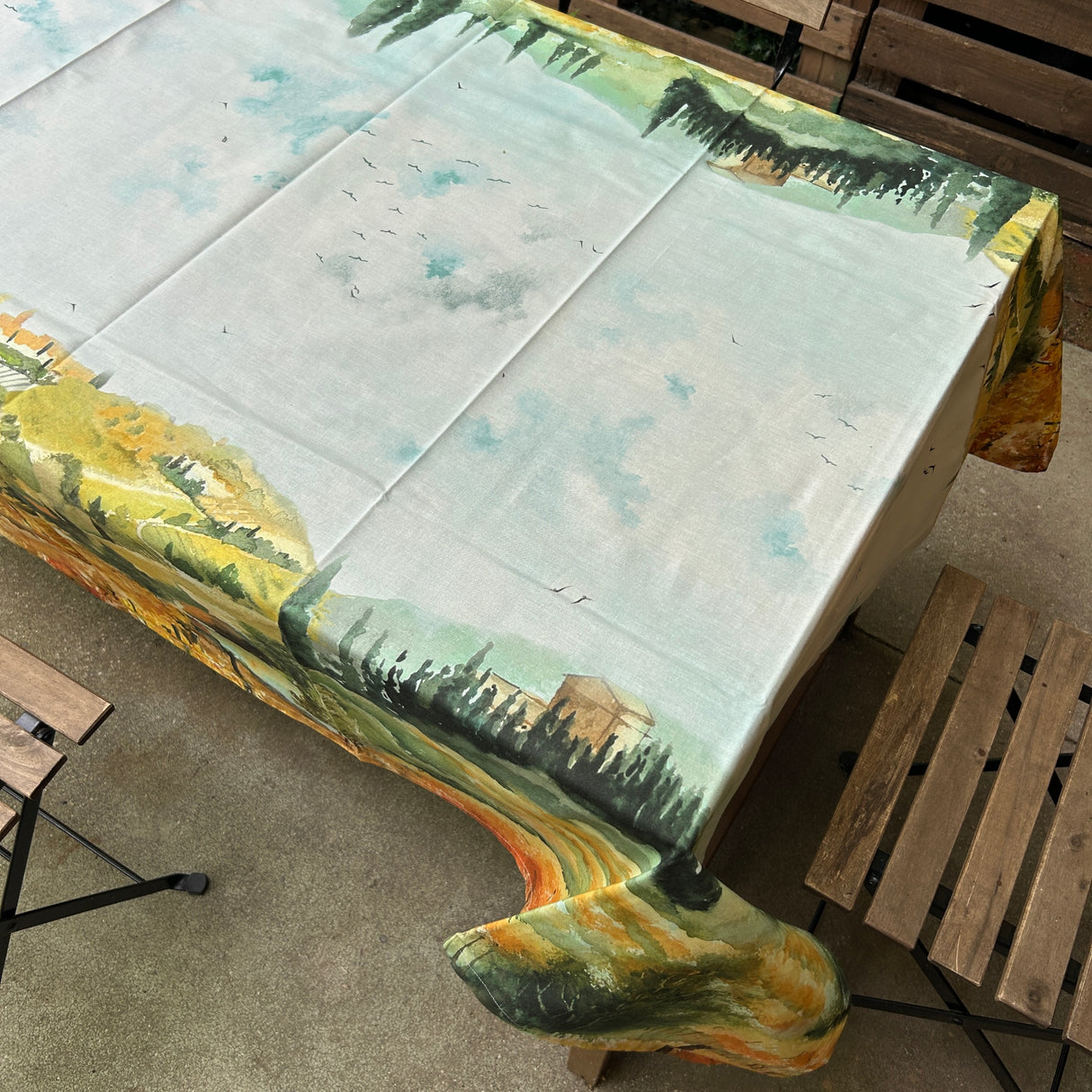 Tovaglia x12 COLLINE TOSCANE By Mondo Biancheria