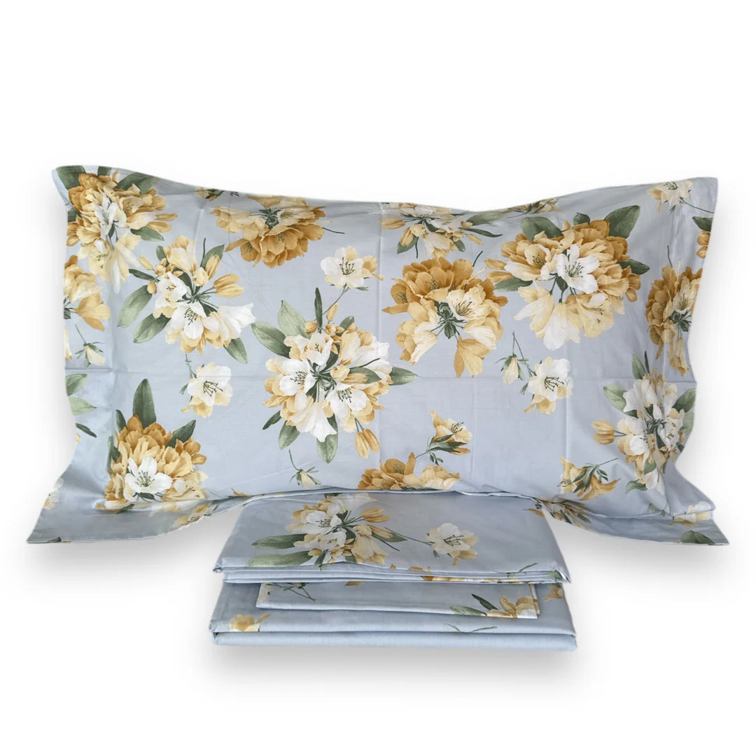 Completo Lenzuola RODODENDRI By Mirabello Carrara