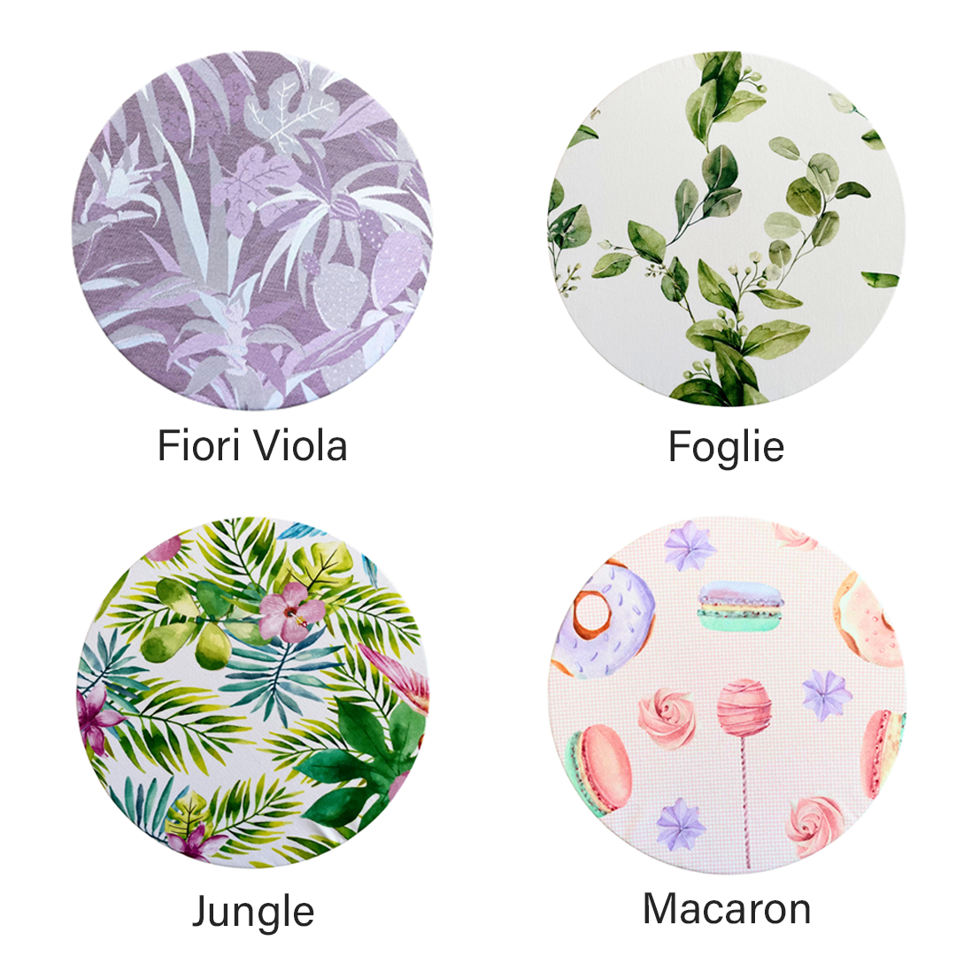 Sottopiatto in Legno Con Foderina FANTASIA By Magilù