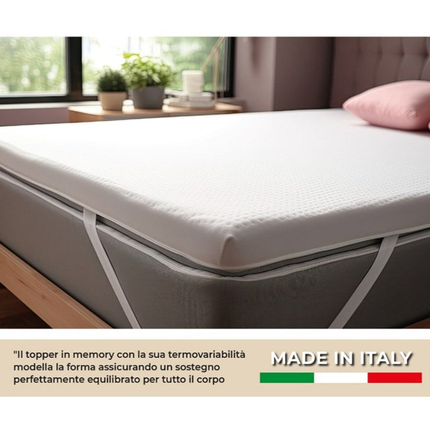 Topper Memory Foam VARIE MISURE by Coconuda Malika Home