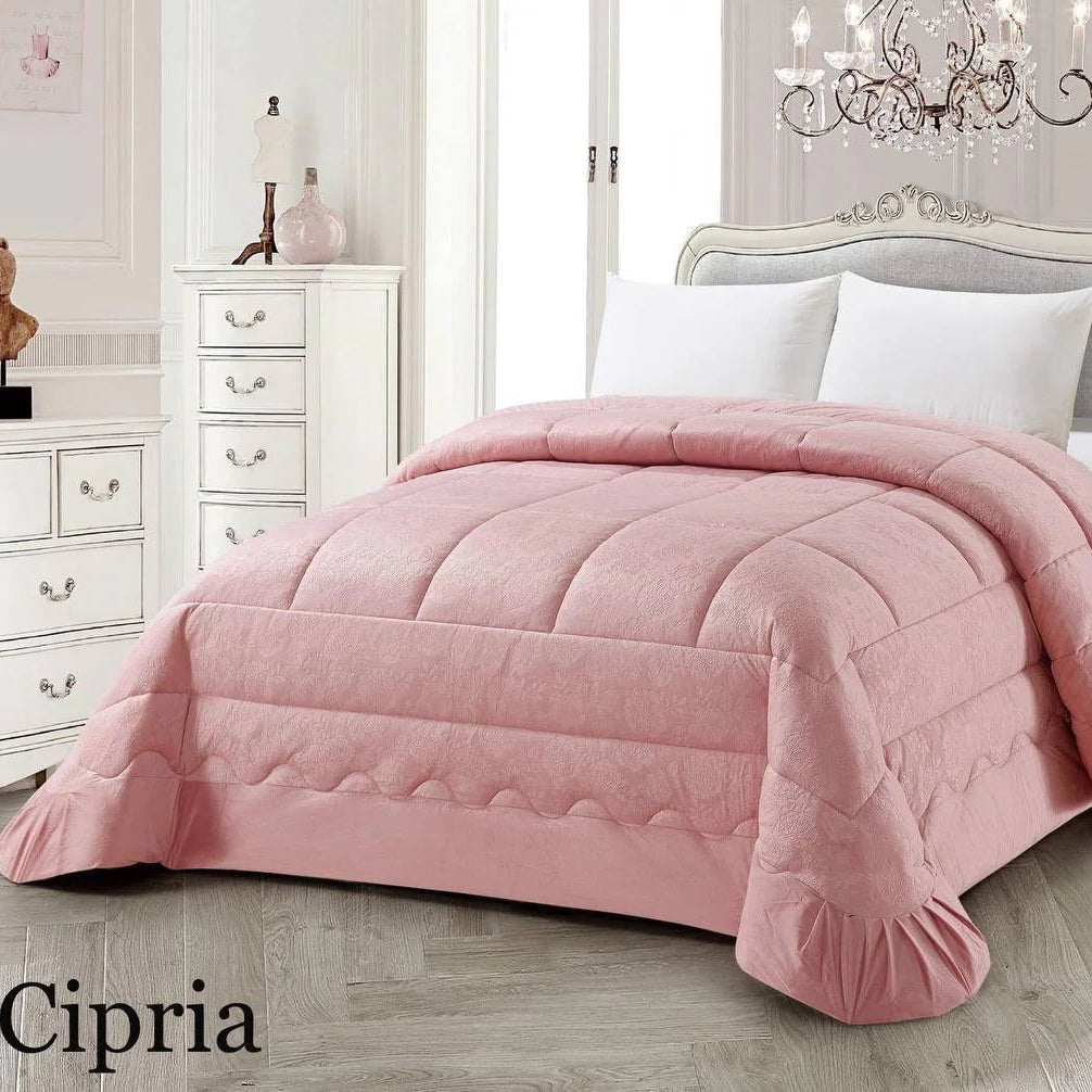 Trapunta Matrimoniale SUBLIME Cipria - Il Filo