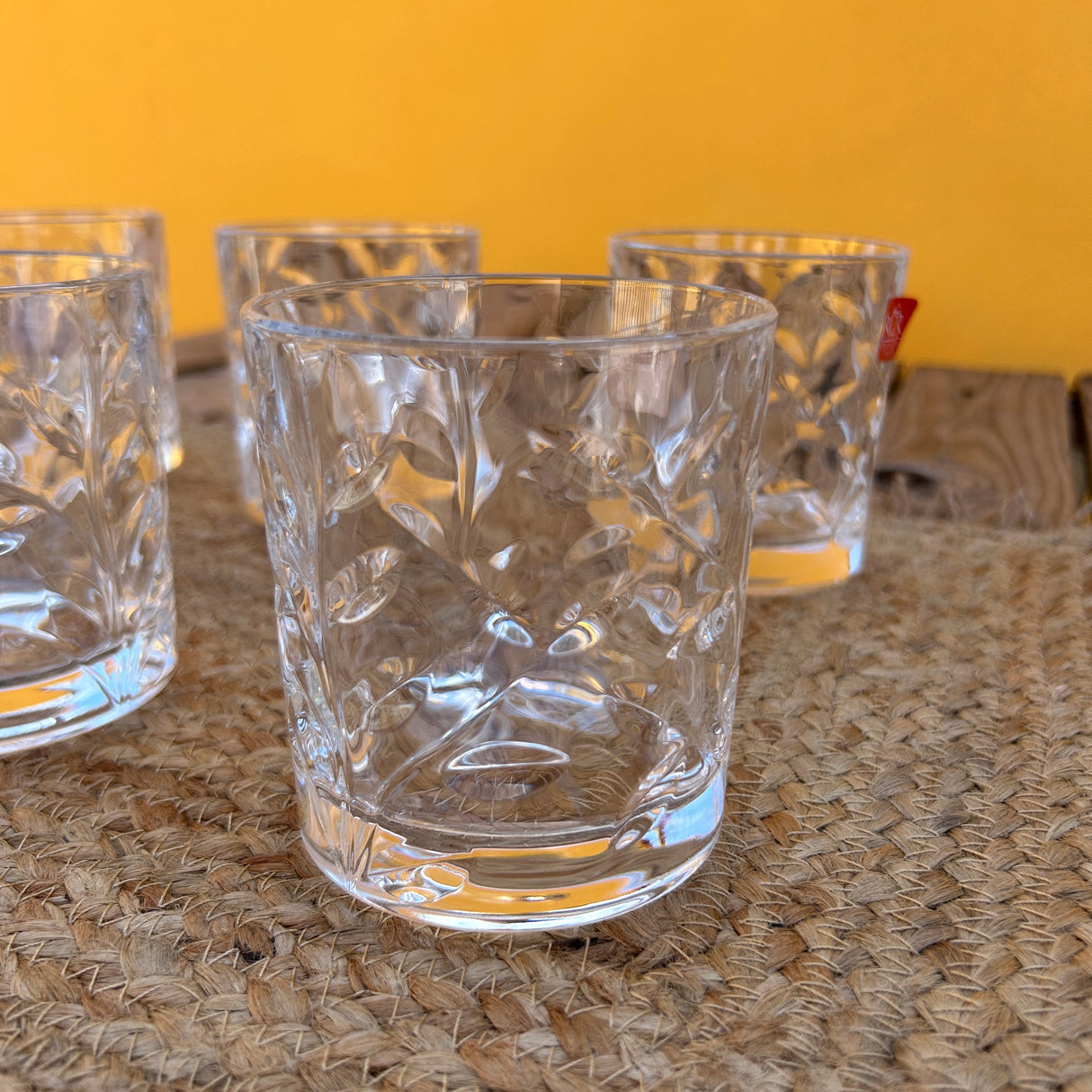 Set 6 Bicchieri LAURUS By Cristalleria Italiana RCR