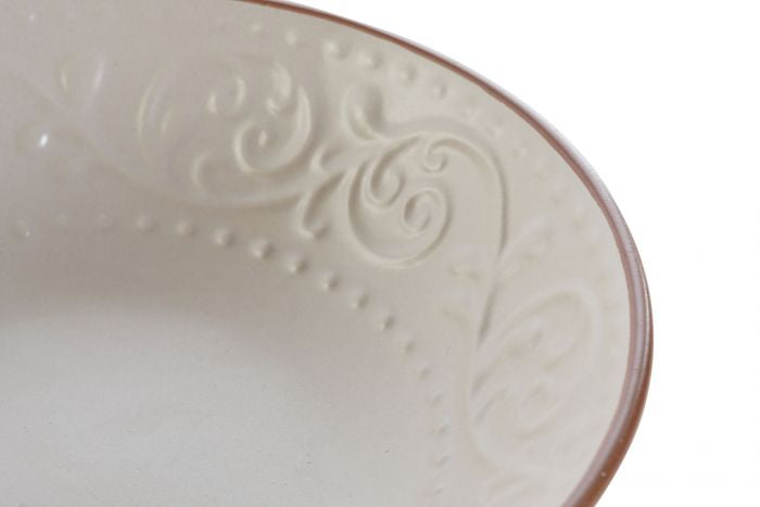 Servizio di Piatti 18 pezzi SOLLIEVO beige