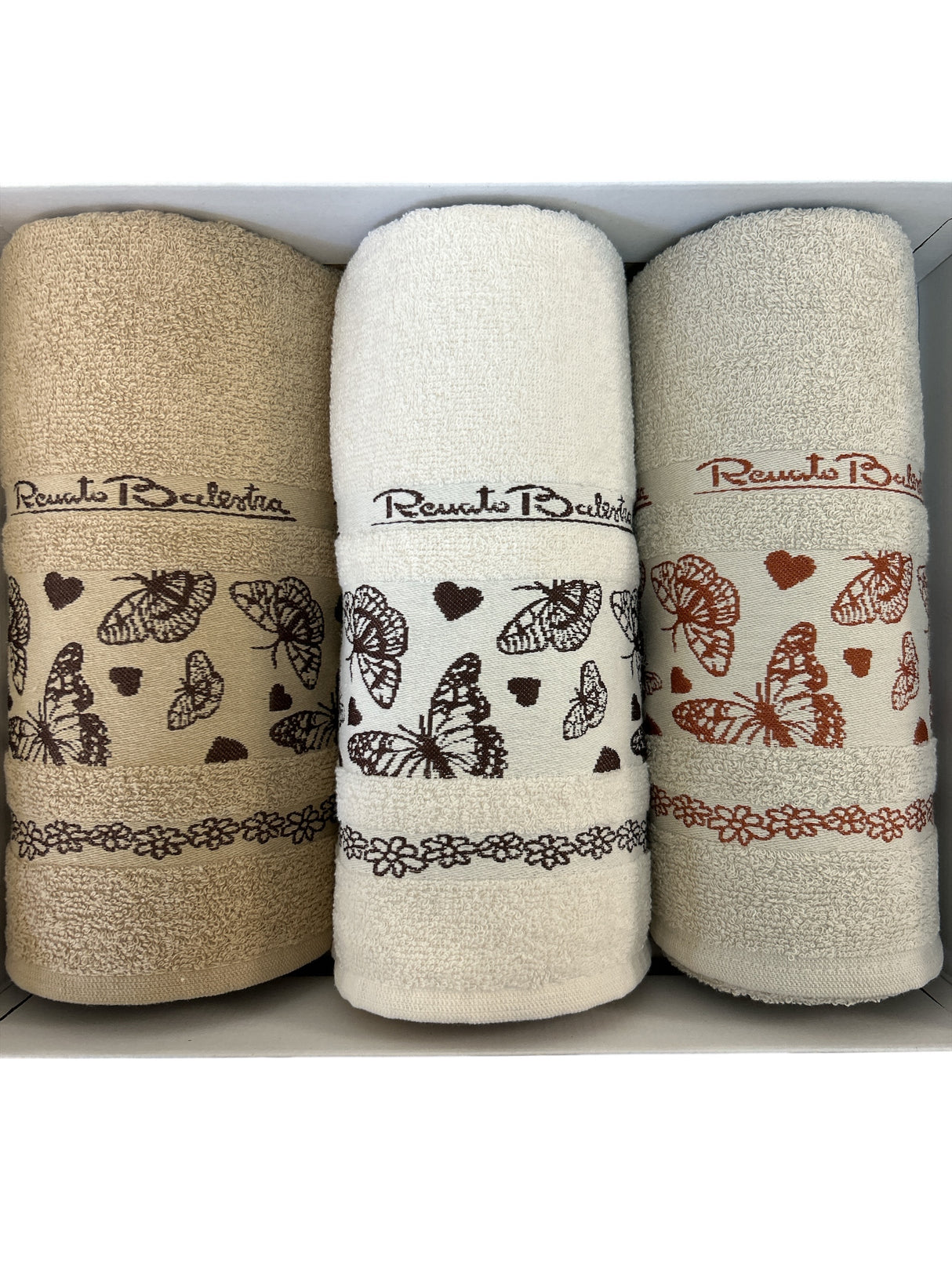 Set 3+3 Asciugamani MELBOURNE by Renato Balestra