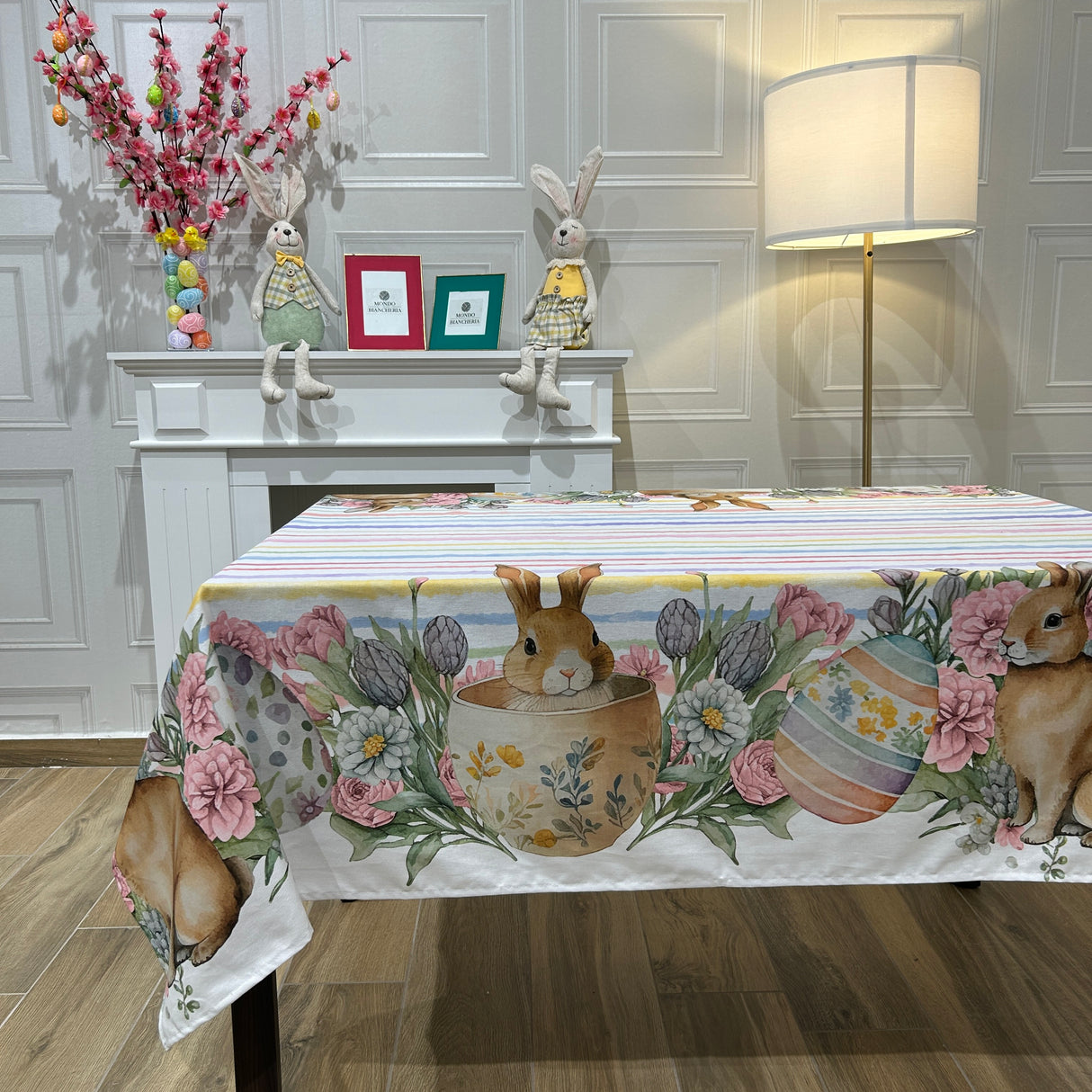 Tovaglia Fiore x6 in Stampa Digitale by Maestri Cotonieri