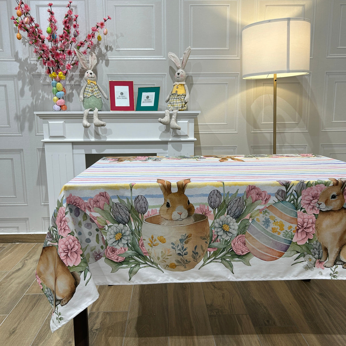 Tovaglia Fiore x12 in Stampa Digitale by Maestri Cotonieri