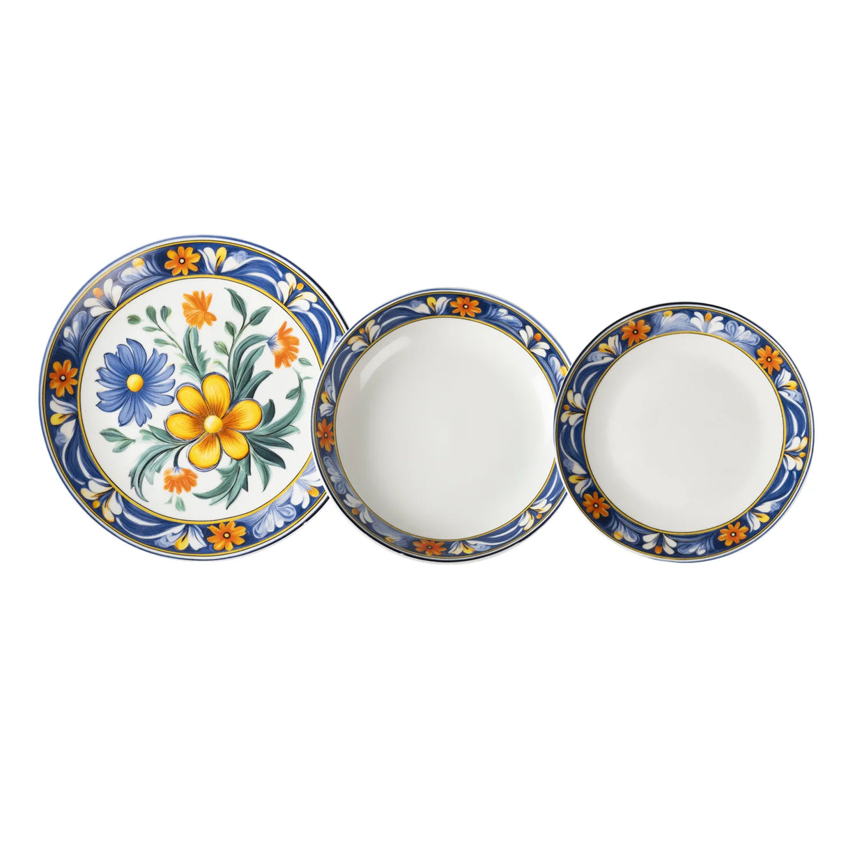 Servizio di piatti in Porcellana Armony 18 pezzi