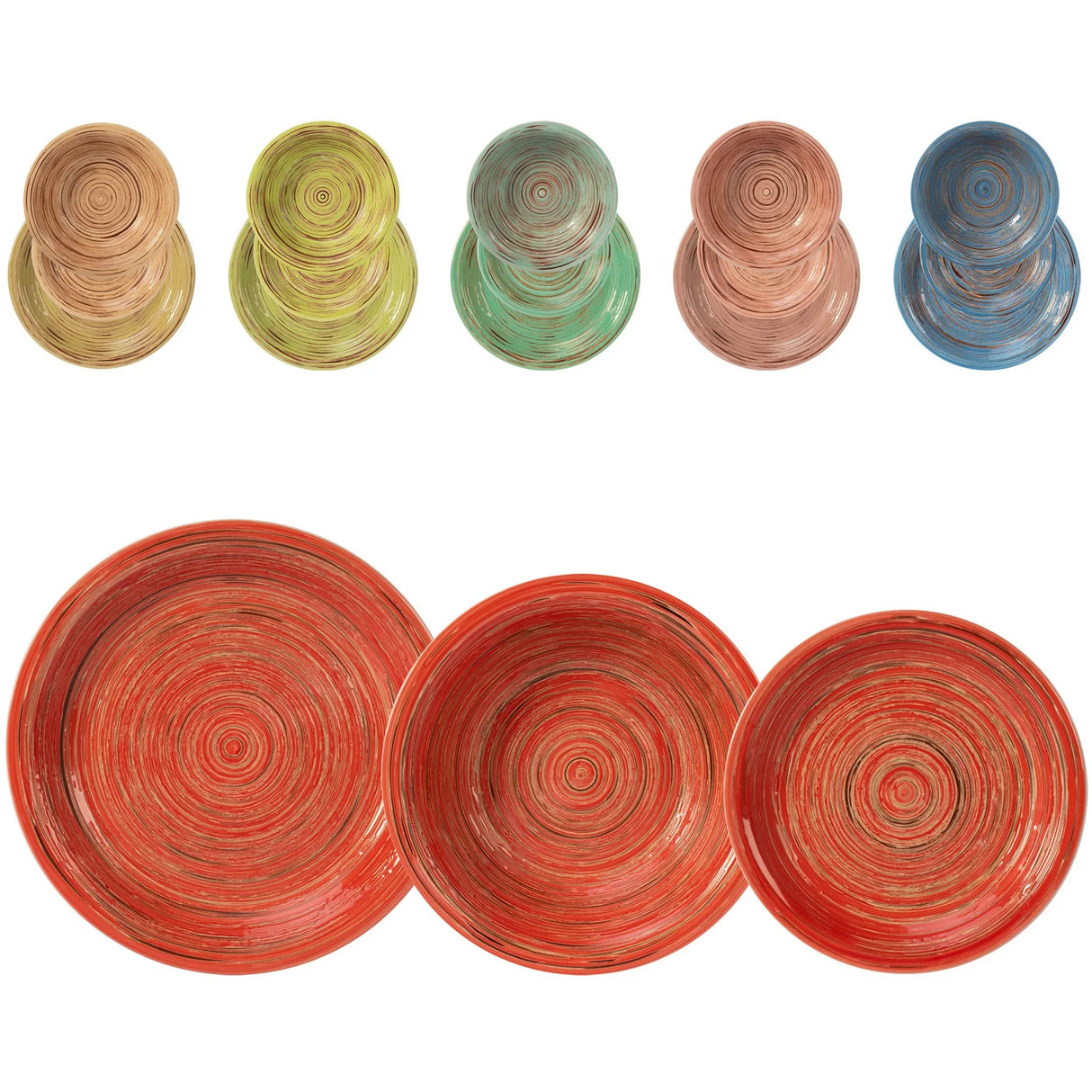 Servizio di piatti TRUNK in stoneware by Gusto Casa