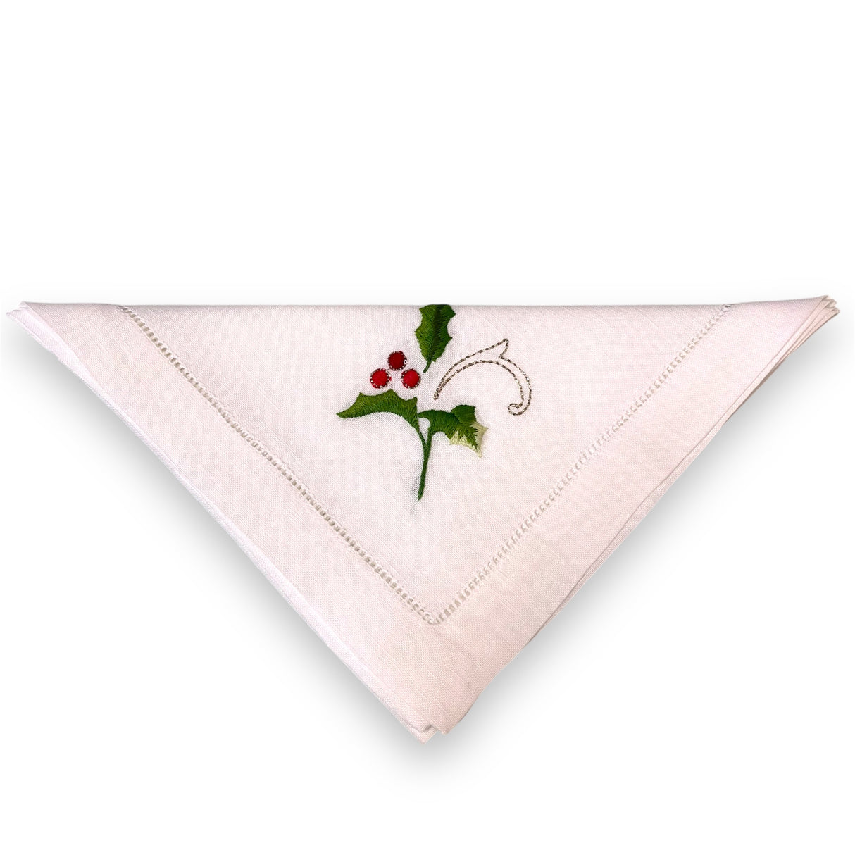 Servizio da tavola AGRIFOGLIO X12 in puro lino - Serendipity