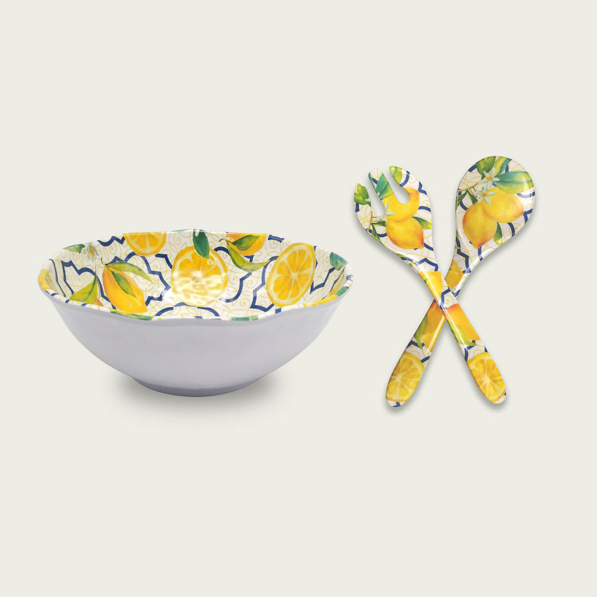 Insalatiera ISCHIA varie misure In Melamina Decoro Ischia by Arca