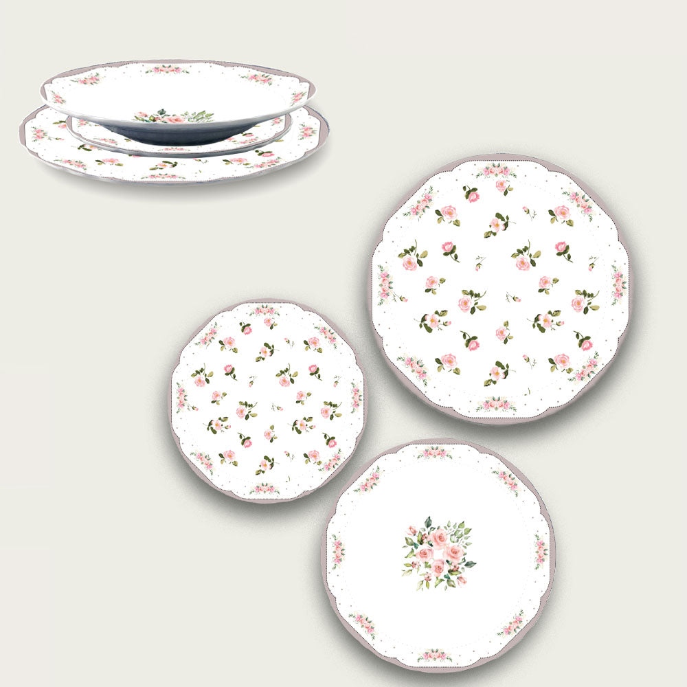 Servizio 18 Piatti SHABBY ROSE - Arca