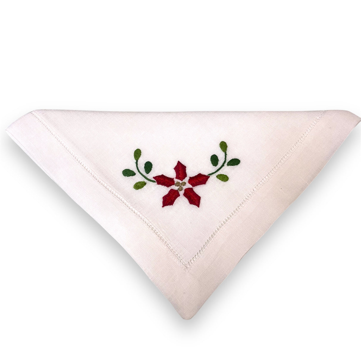 Servizio da tavola STELLA NATALE X12 in puro lino - Serendipity