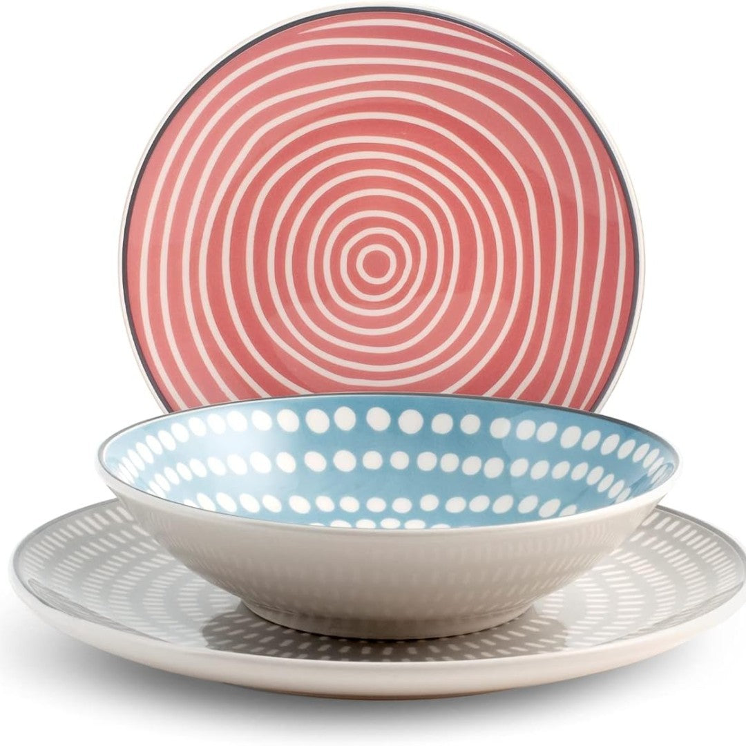 Servizio da Tavolo 18 Piatti EVAN by H&H