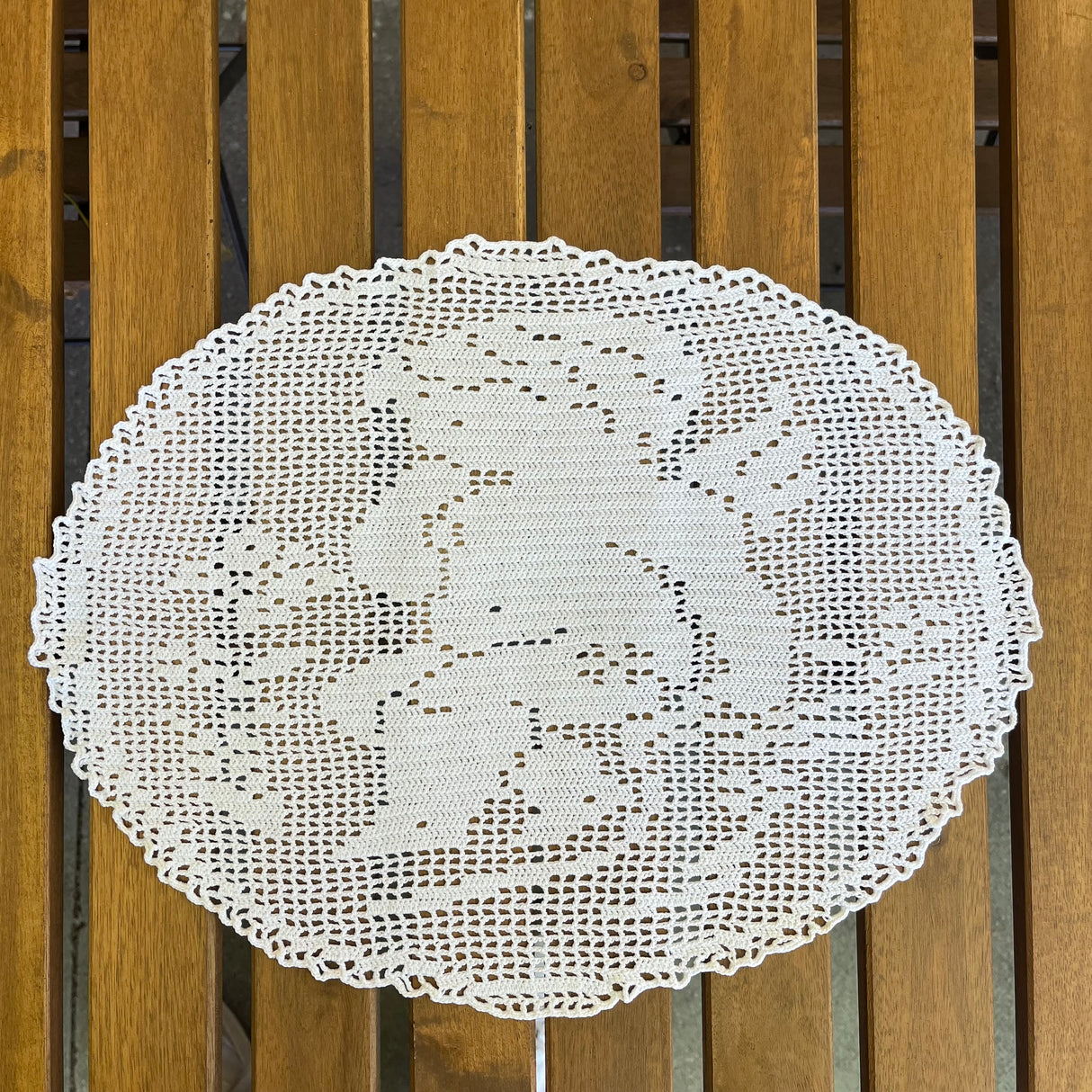 centrino filet (104) By Mondo Biancheria