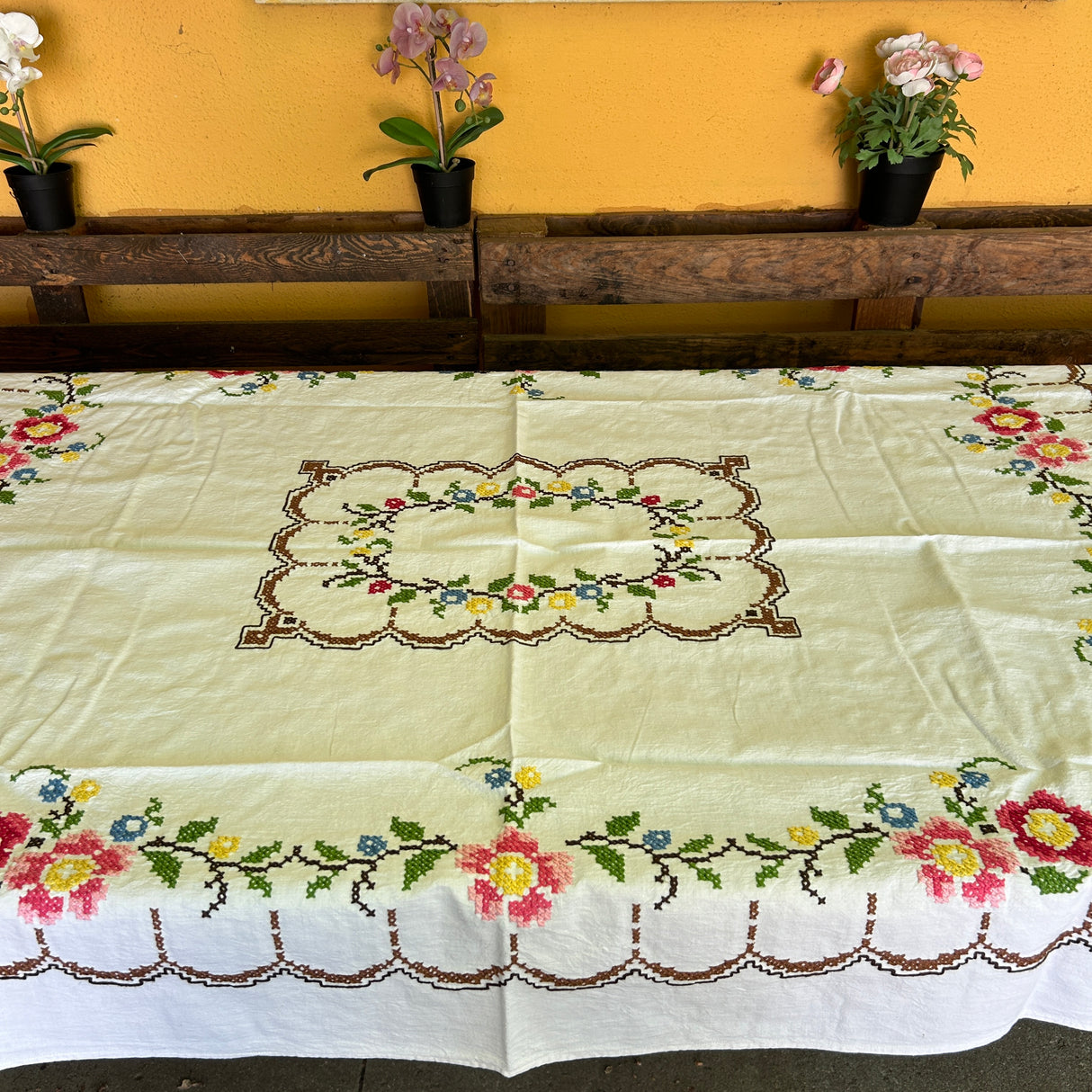 Tovaglia x4 ( 150x112 cm) Maddalena (589) by Mondo Biancheria