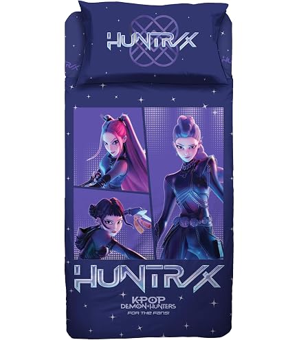 Completo Lenzuola Singolo K-Pop Demon Hunters Netflix – 3 Pezzi