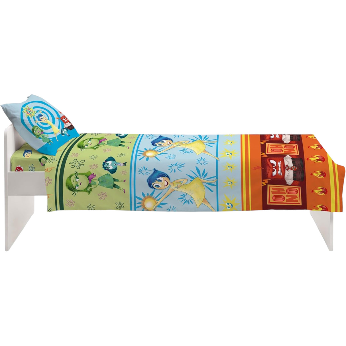 Completo Lenzuola Singolo Inside Out – 100% Cotone - Disney Pixar