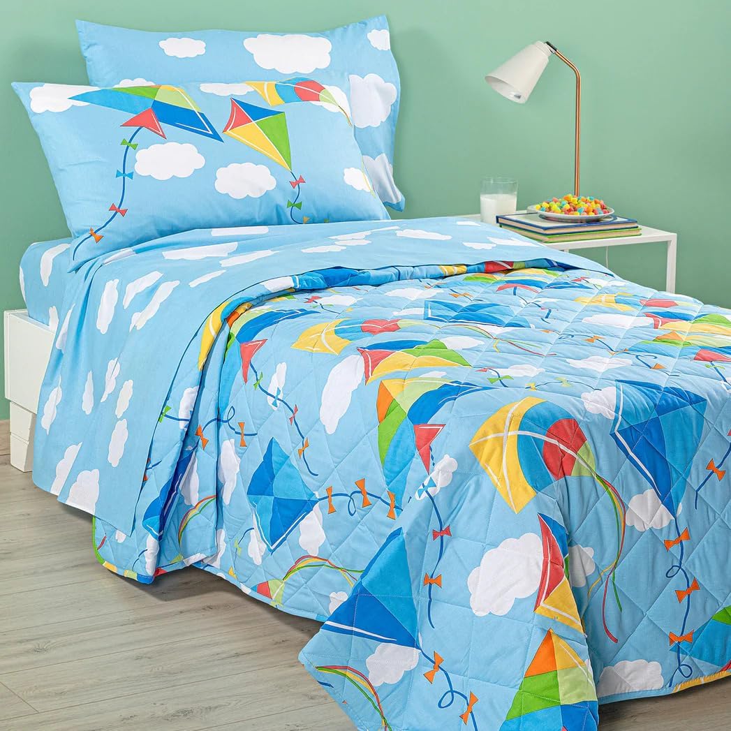 Trapunta Letto Singolo Invernale Aquiloni – Caleffi