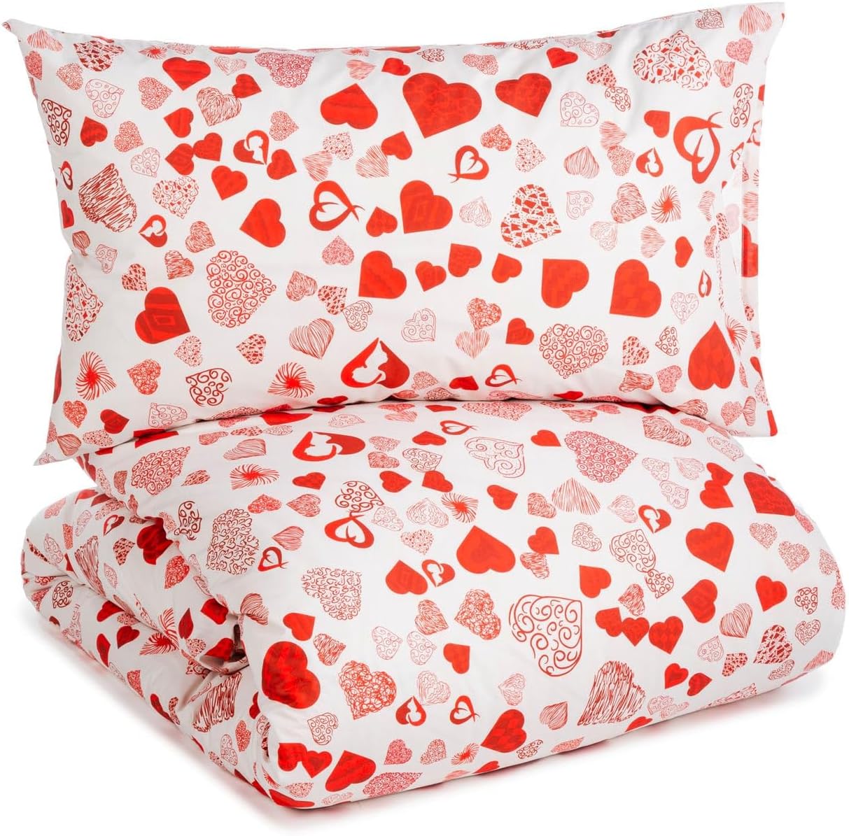 Completo Copripiumino Millecuori Caleffi – Matrimoniale Cotone