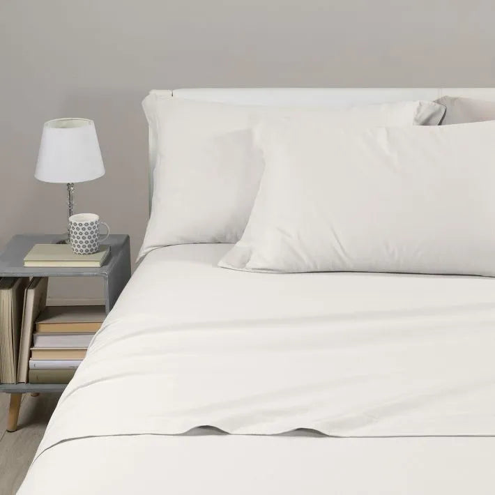 Completo lenzuola in flanella TINTA UNITA by Caleffi