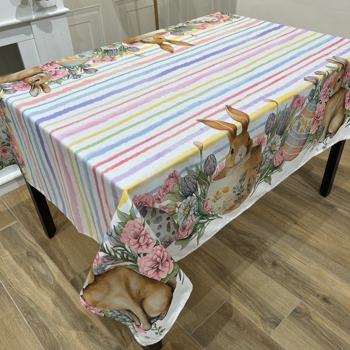 Tovaglia Fiore x6 in Stampa Digitale by Maestri Cotonieri