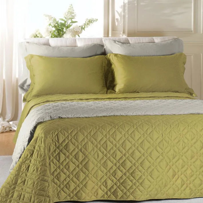 Trapuntino Raso di Cotone Tinta unita By Caleffi