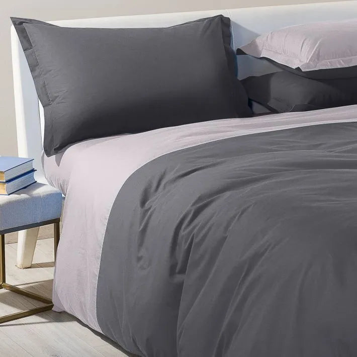 Copripiumino BICOLOR IN COTONE By Caleffi