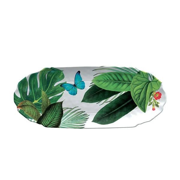 Vassoietto Sandwich/Sushi/Caffè YORK FLOREALE in melamina by Emporio Zani Touch-mel